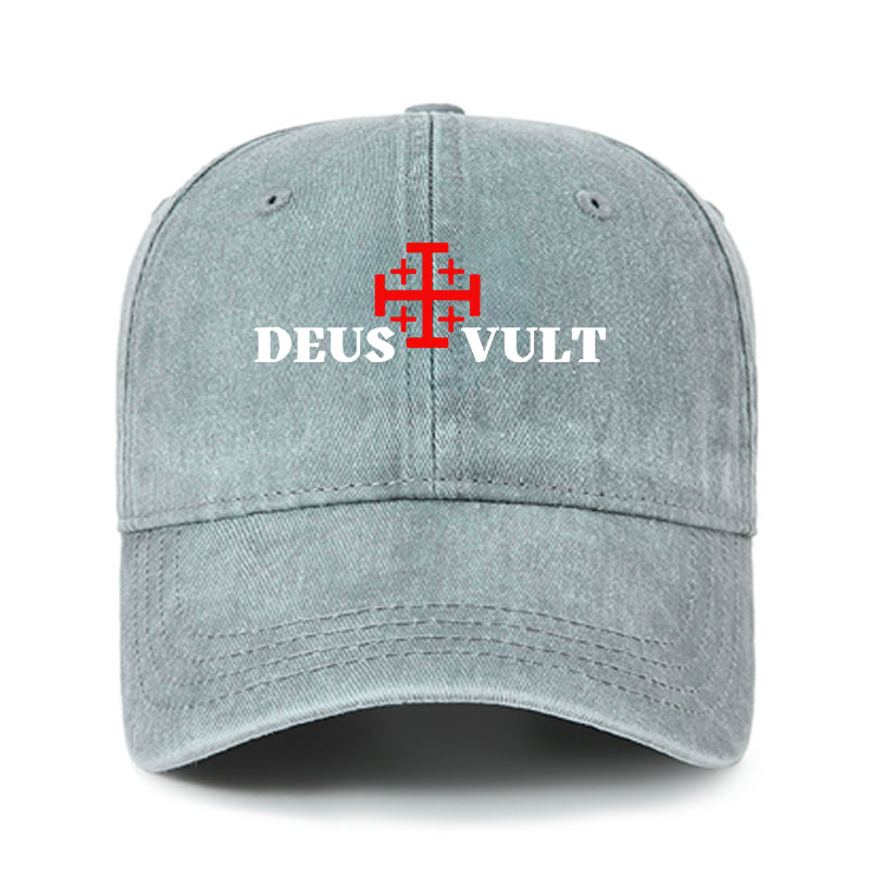 Heritage Washed Cap - Deus Vult