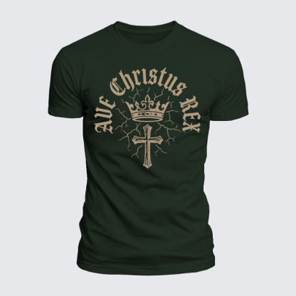 Luxe Mercerized Cotton Tee - Ave Christus Rex