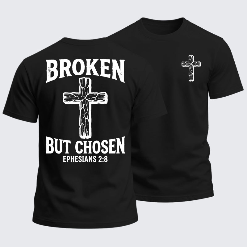 Heavyweight Cotton Tee - Broken But Chosen