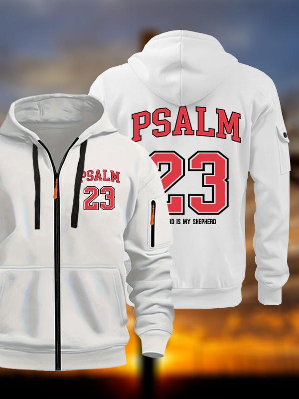 Psalm 23 Jesus God Christian Zipper Hoodies
