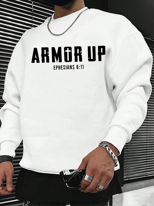 Armor Up Christian Sweatshirt