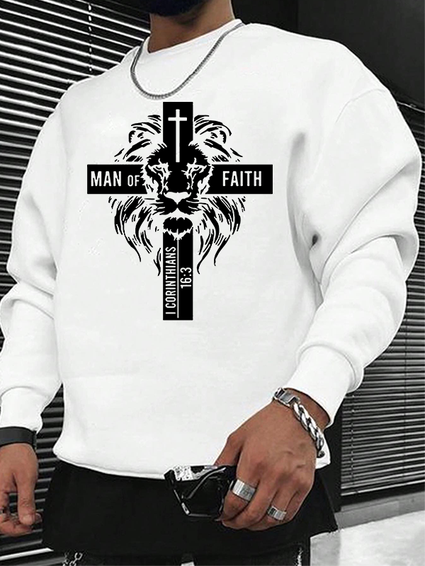 Man of Faith Christian Sweatshirt