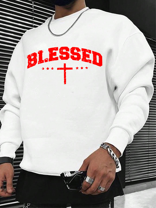 Blessed Cross  Christian Sweatshirt
