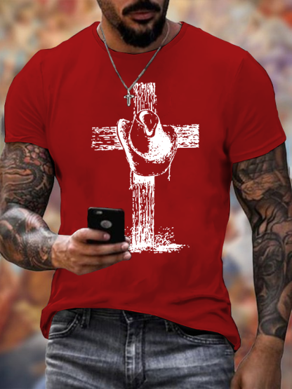 Faithful Rider Jesus God Christian Cotton T-Shirt
