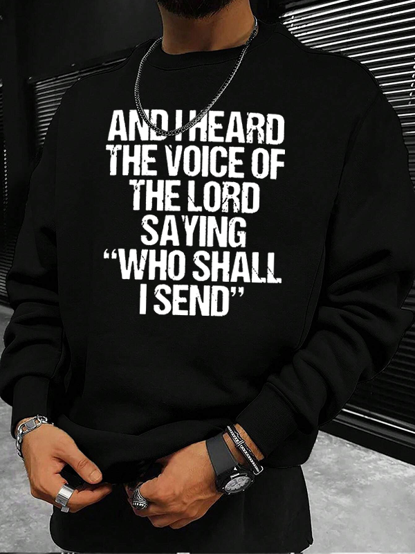 Send Me Isaiah 6:8 Christian Sweatshirt
