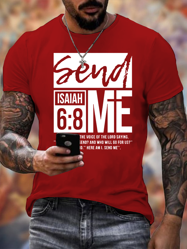 Send Me Jesus God Christian Cotton T-Shirt
