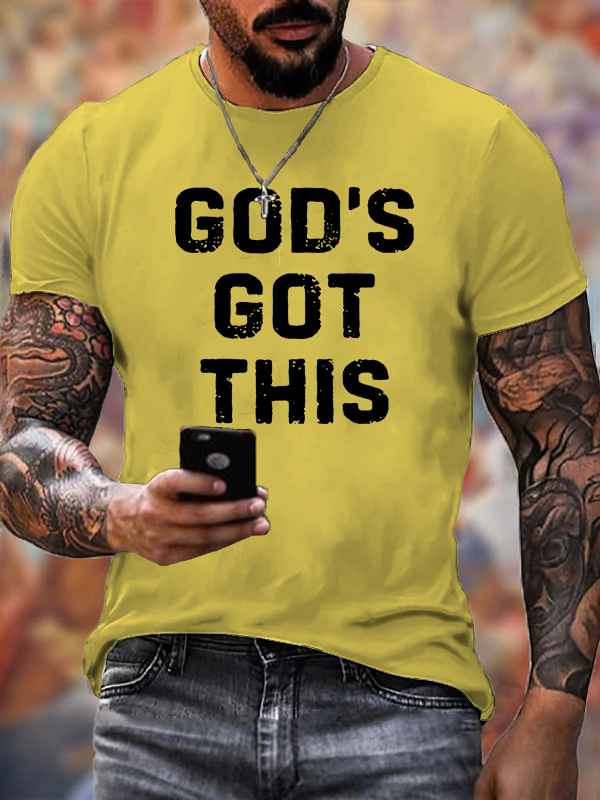 God’s Got This Jesus God Christian Cotton T-Shirt