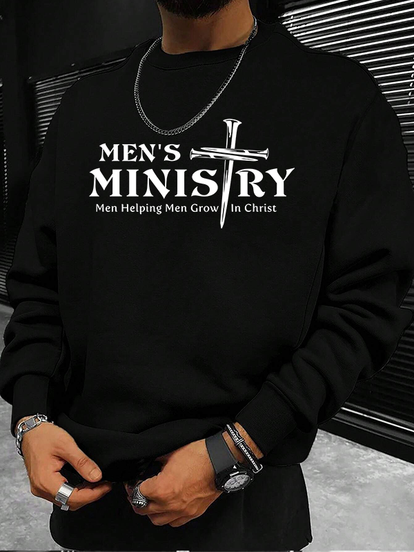 Men's Ministry ,Men Helping Men ,Church ministry Christian Sweatshirt