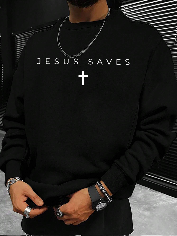 Jesus Saves Christian Sweatshirt