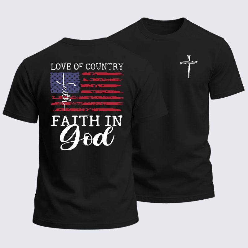 Heavyweight Cotton Tee - Faith In God