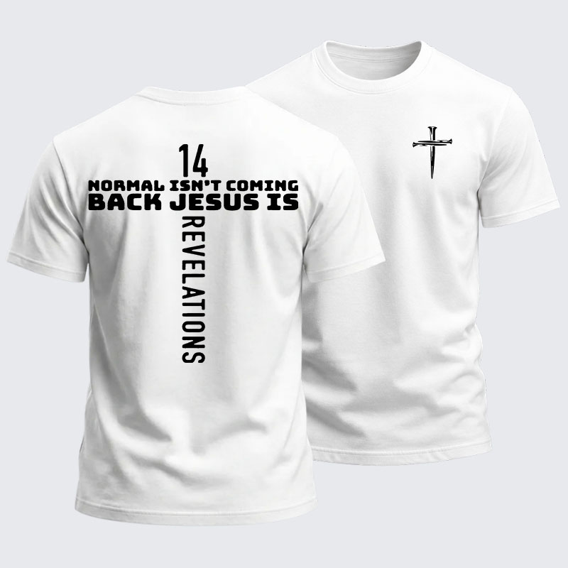 Heavyweight Cotton Tee - Normal Isn't Coming Back 