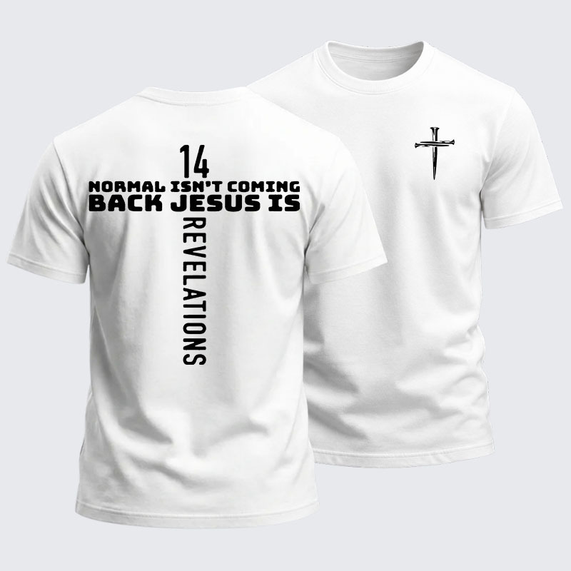 Heavyweight Cotton Tee - Normal Isn't Coming Back 
