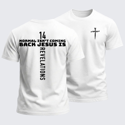 Heavyweight Cotton Tee - Normal Isn't Coming Back 