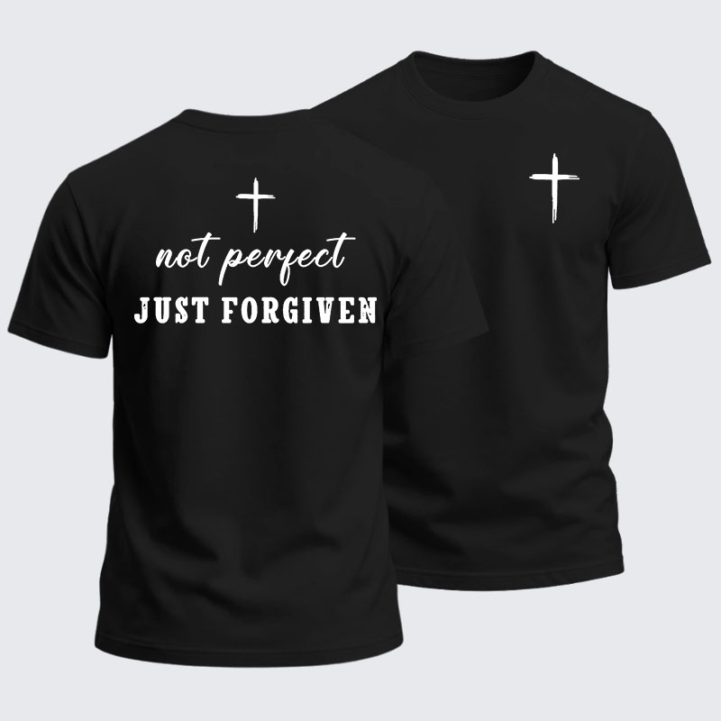 Man Of God Husband Dad Jesus God Christian Cotton T-Shirt