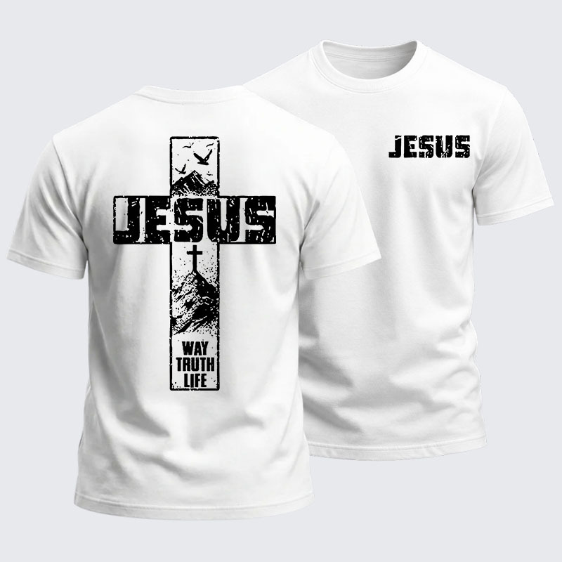 Heavyweight Cotton Tee - The Way, The Truth, The Life