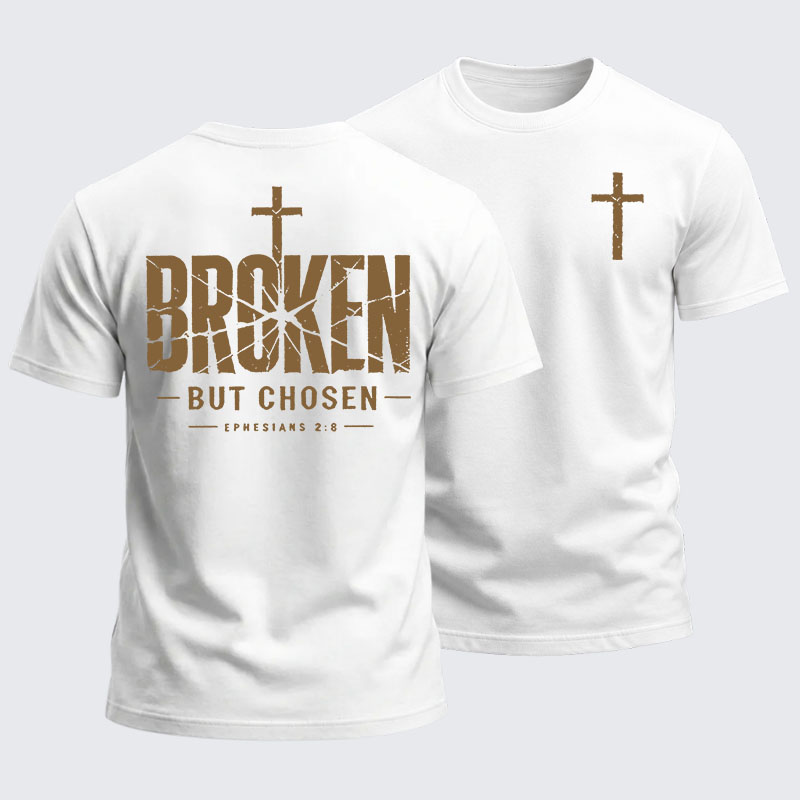 Heavyweight Cotton Tee - Broken But Chosen