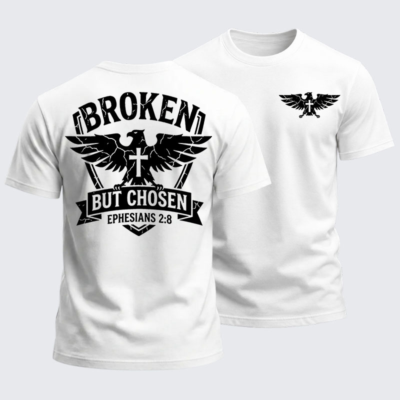 Heavyweight Cotton Tee - Broken But Chosen