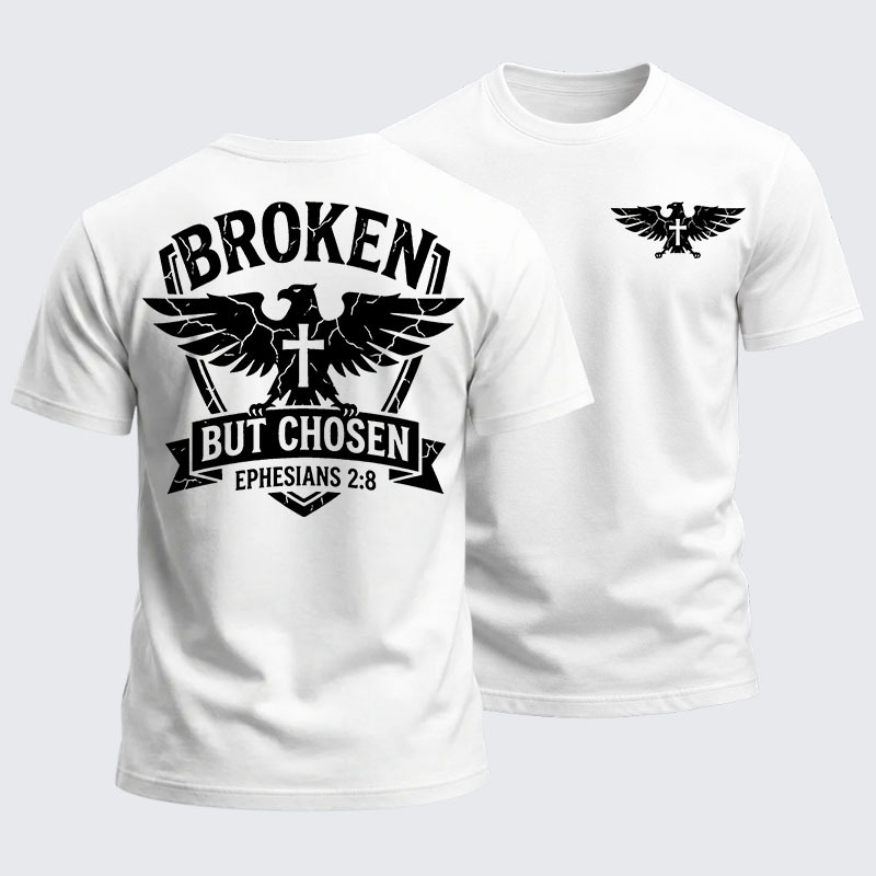 Heavyweight Cotton Tee - Broken But Chosen