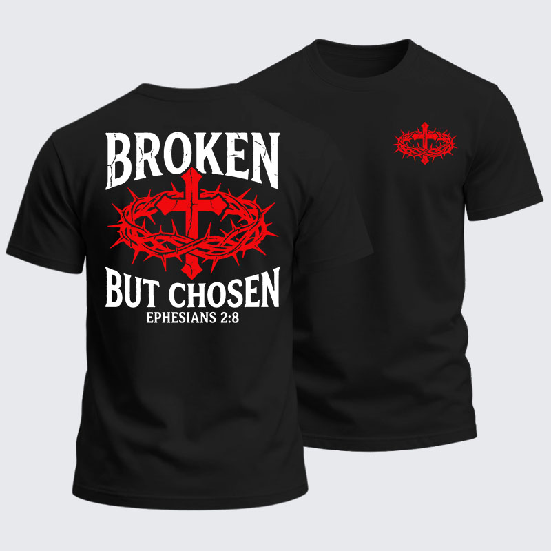 Heavyweight Cotton Tee - Broken But Chosen