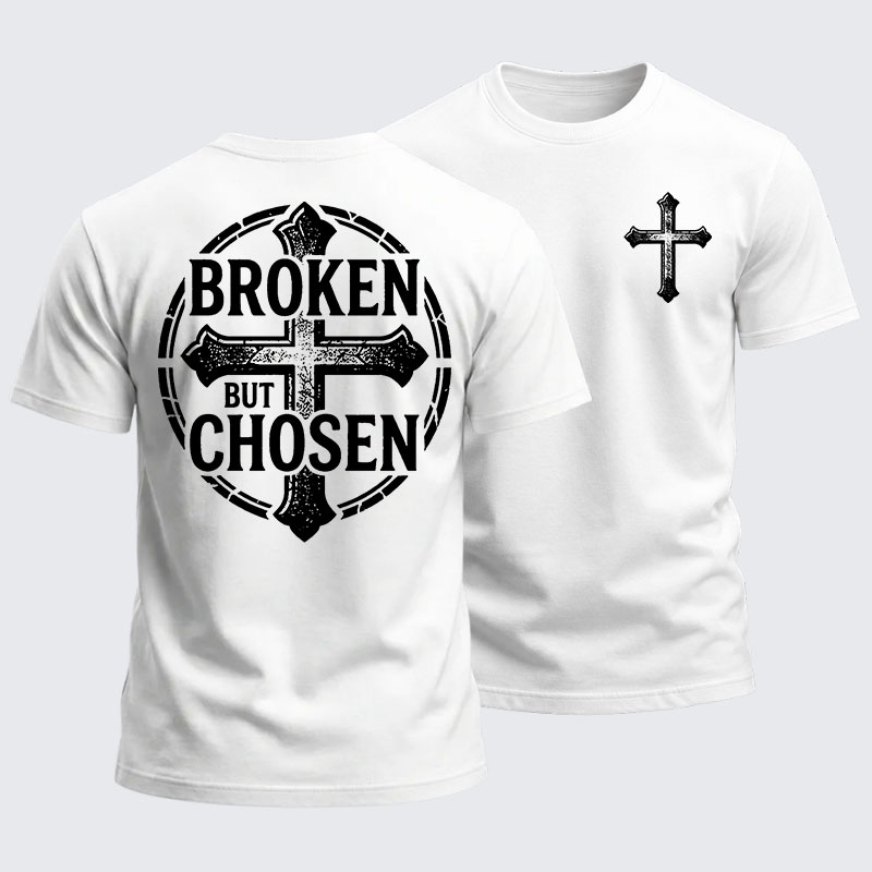 Heavyweight Cotton Tee - Broken But Chosen