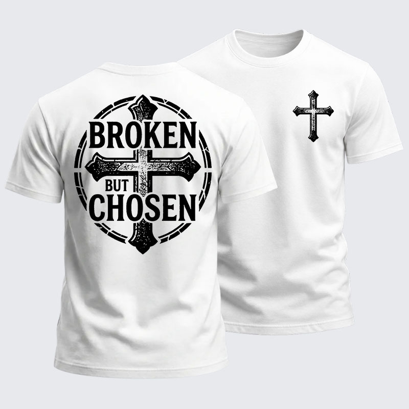 Heavyweight Cotton Tee - Broken But Chosen