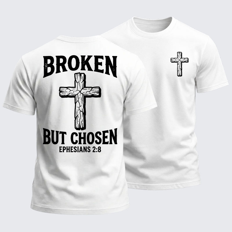 Heavyweight Cotton Tee - Broken But Chosen