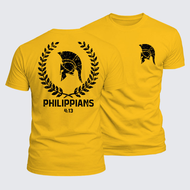 Luxe Mercerized Cotton Tee - PHILIPPIANS 4:13