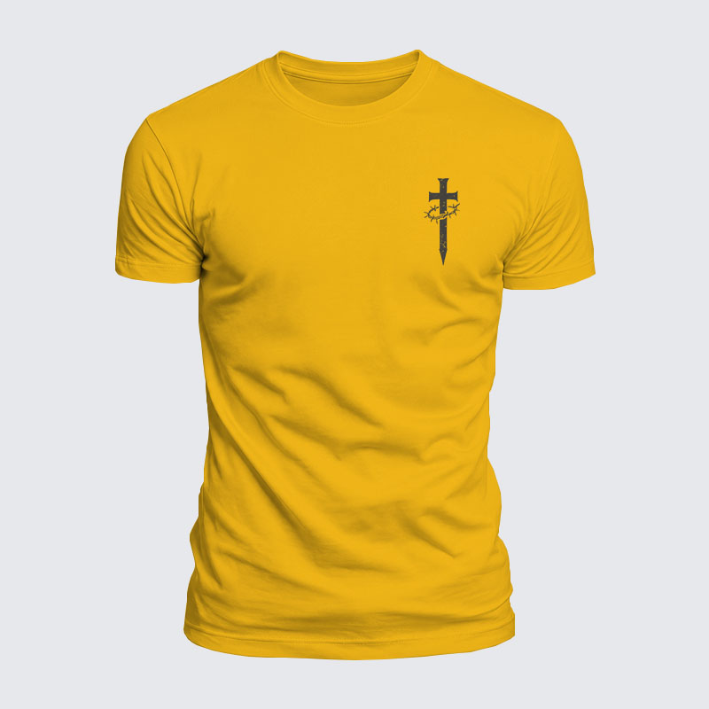 Luxe Mercerized Cotton Tee - Faith Cross