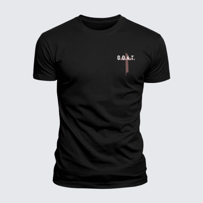 Luxe Mercerized Cotton Tee - Cross Lion