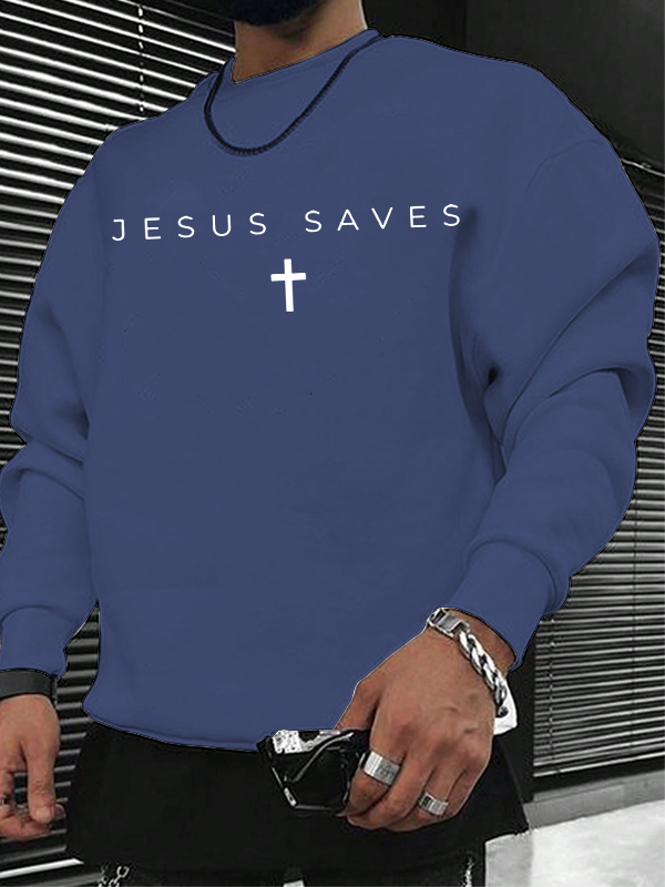 Jesus Saves Christian Sweatshirt