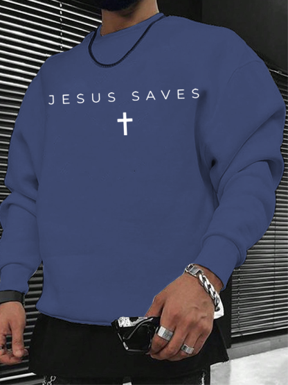 Jesus Saves Christian Sweatshirt