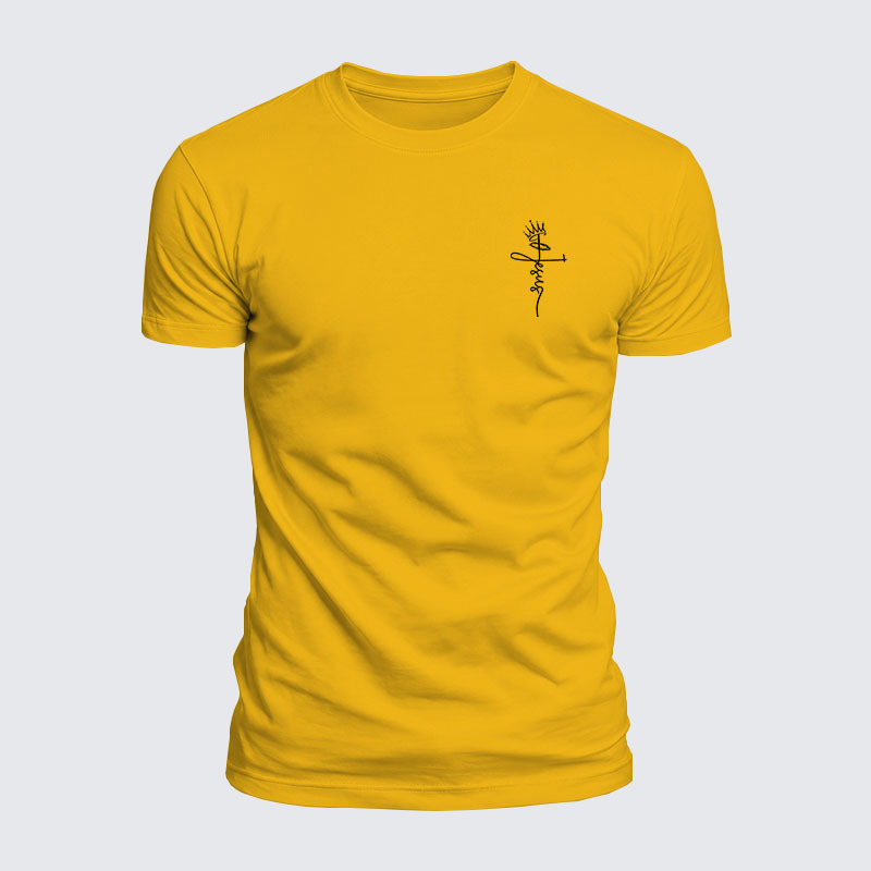 Luxe Mercerized Cotton Tee - Jesus Christ