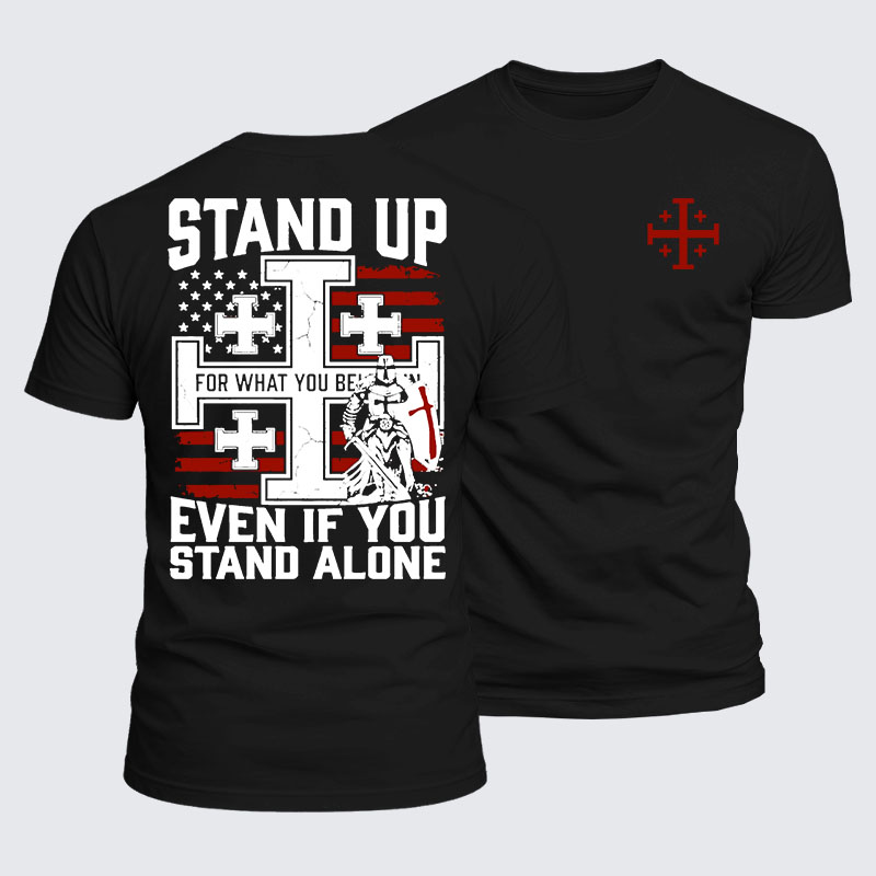 Luxe Mercerized Cotton Tee - Stand Up For What You Believe