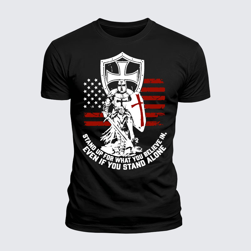 Luxe Mercerized Cotton Tee - Stand Up For What You Believe