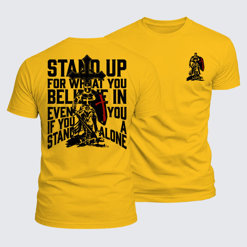 Luxe Mercerized Cotton Tee - Stand Up For What You Believe