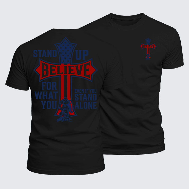 Luxe Mercerized Cotton Tee - Stand Up For What You Believe