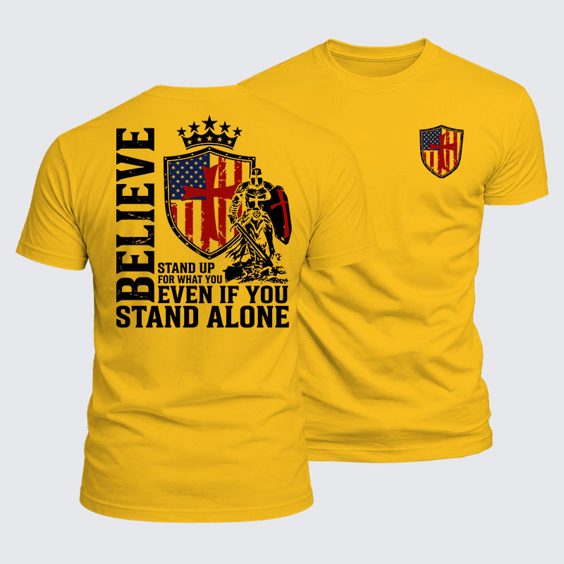 Luxe Mercerized Cotton Tee - Stand Up For What You Believe
