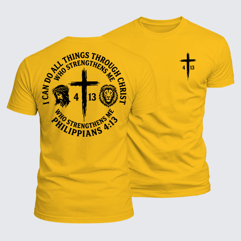 Luxe Mercerized Cotton Tee - All Things Through Christ