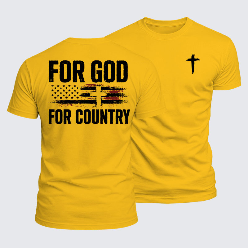 Luxe Mercerized Cotton Tee - For God For Country