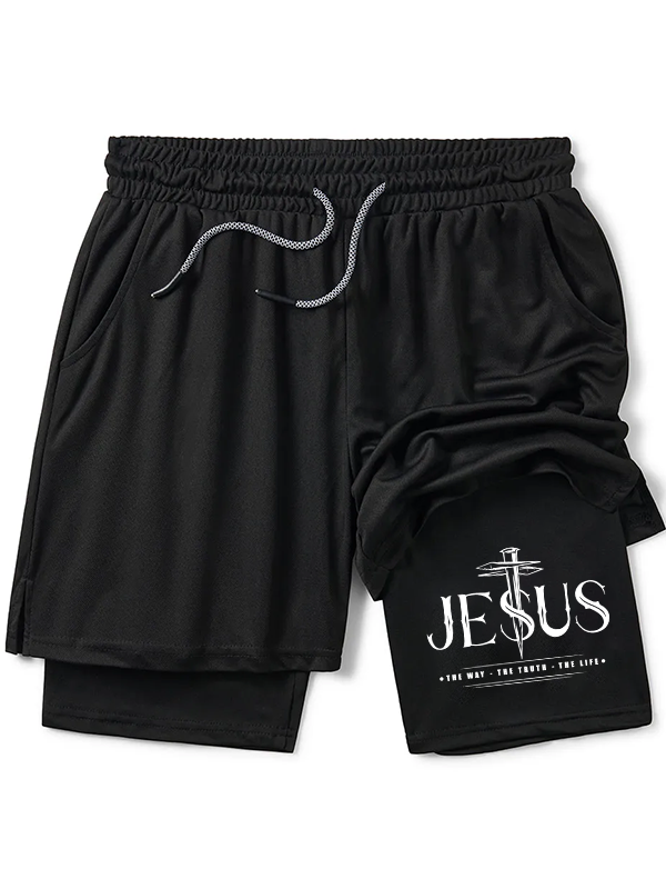 Jesus The Way The Truth The Life Christian Performance Shorts