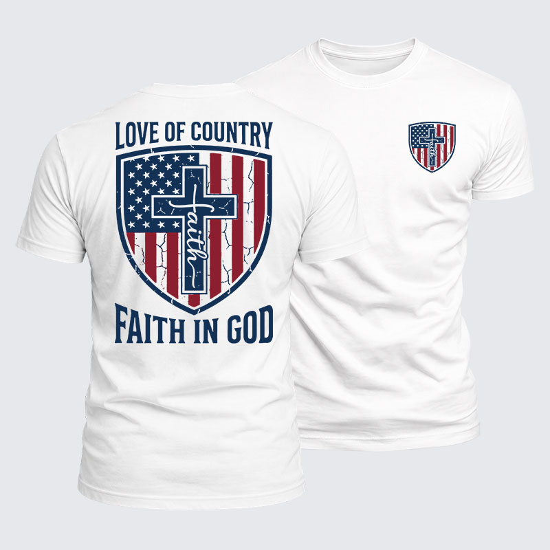 Luxe Mercerized Cotton Tee - Faith In God