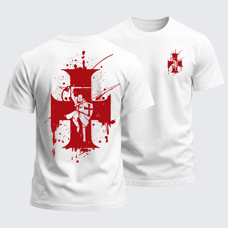 Heavyweight Cotton Tee - Knights Templar