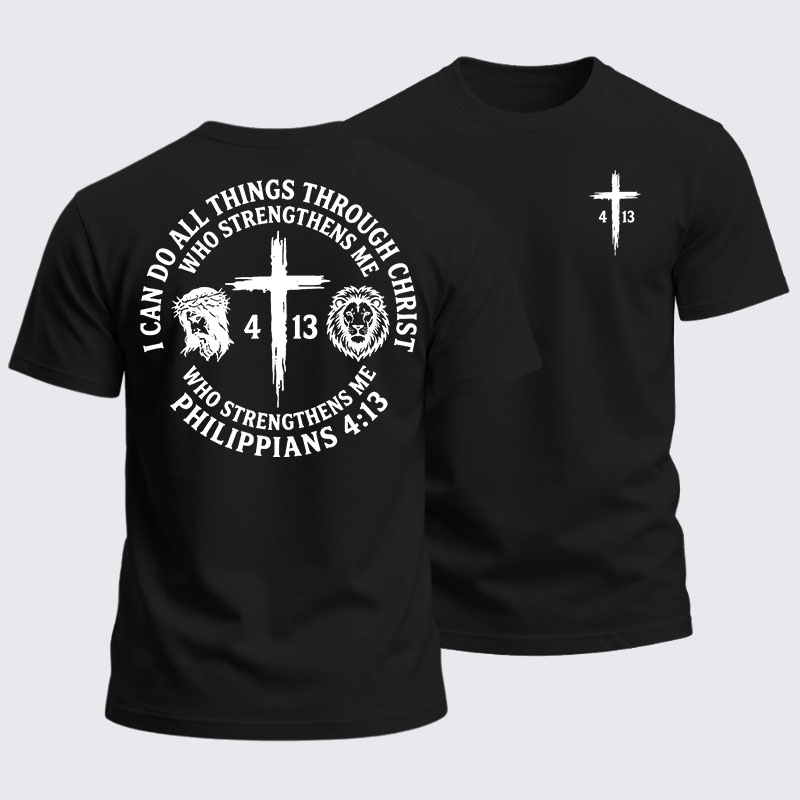 Heavyweight Cotton Tee - All Things Through Christ