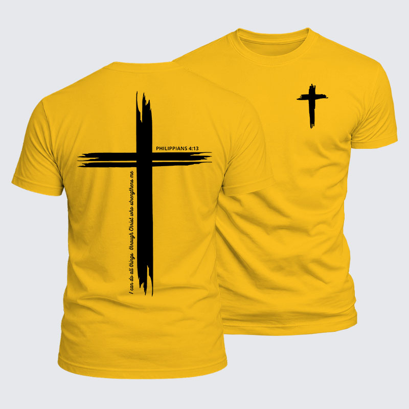 Luxe Mercerized Cotton Tee - I Can Do All Things Through Christ | Philippians 4:13