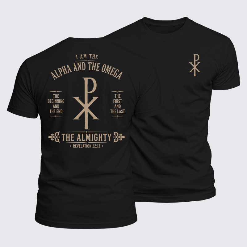 Luxe Mercerized Cotton Tee - Alpha And Omega