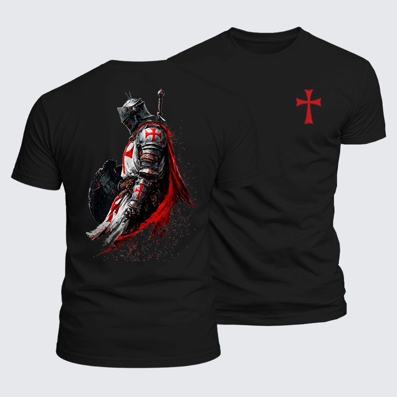 Luxe Mercerized Cotton Tee - Knight Templar 