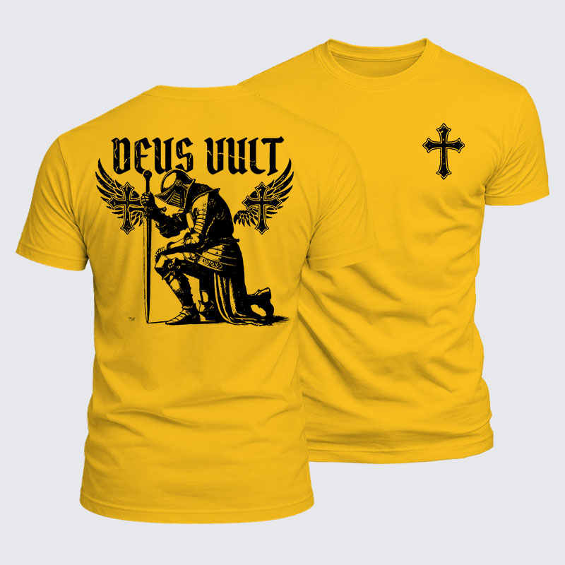 [Copy]Luxe Mercerized Cotton Tee - Deus Vult
