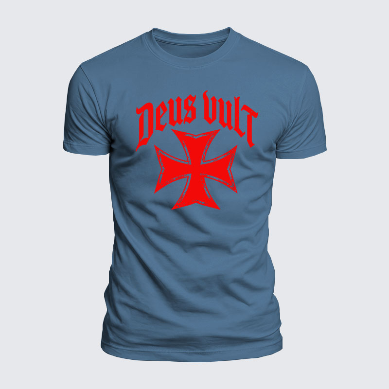 [Copy]Luxe Mercerized Cotton Tee - Deus Vult