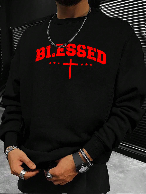 Blessed Cross  Christian Sweatshirt