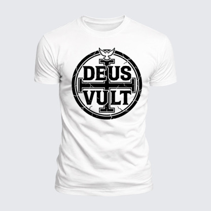 Luxe Mercerized Cotton Tee - Deus Vult